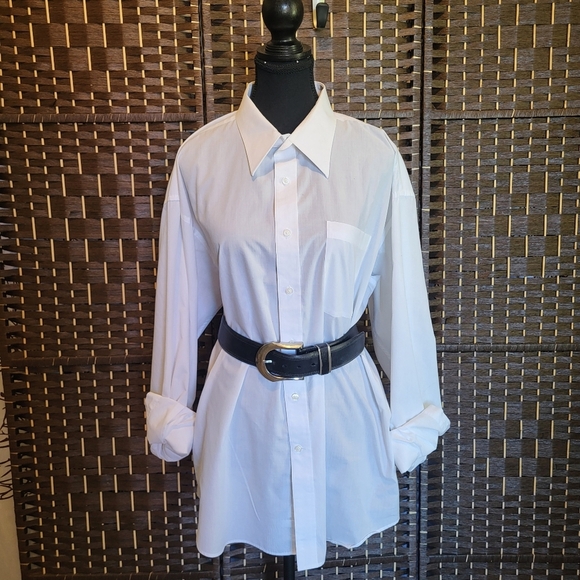 Balmain Men's Classic White Dress Shirt - Picture 3 of 4